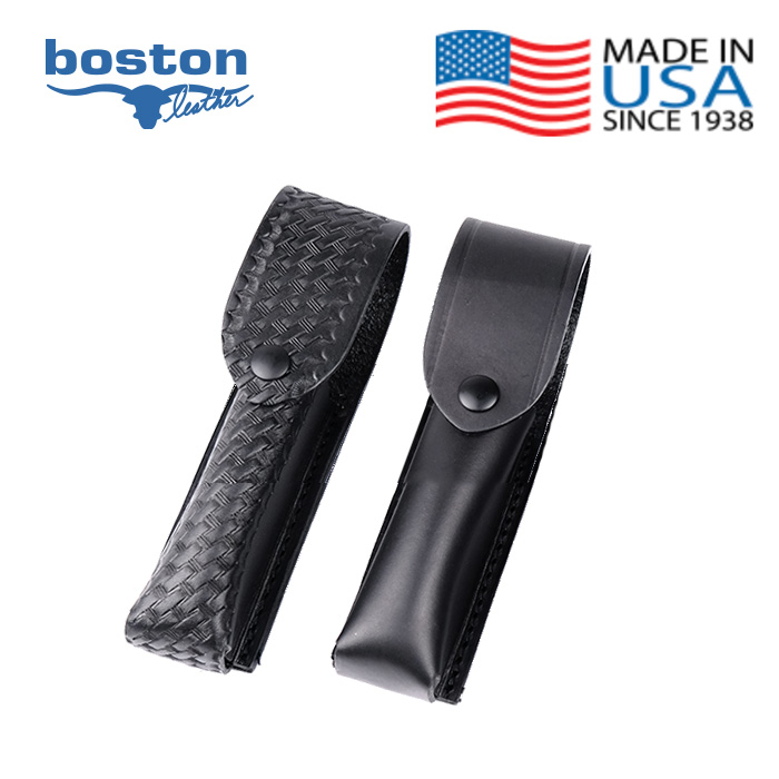 Boston Leather 5550-1 Black Plain D Cell Flashlight Loop For Pelican & Mag 