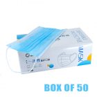 Disposable Protective Face Masks - Box of 50