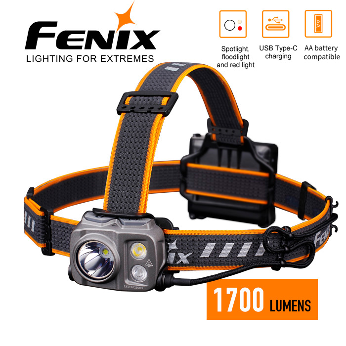 Fenix HP16R HIgh Performance Rechargeable Headlamp 1700 Lumens