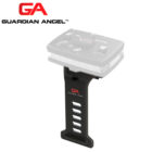 Guardian Angel Rubber Bike Rail Strap Mount with Magnetic Mount