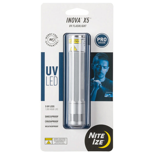 Inova X5 UV Flashlight in package