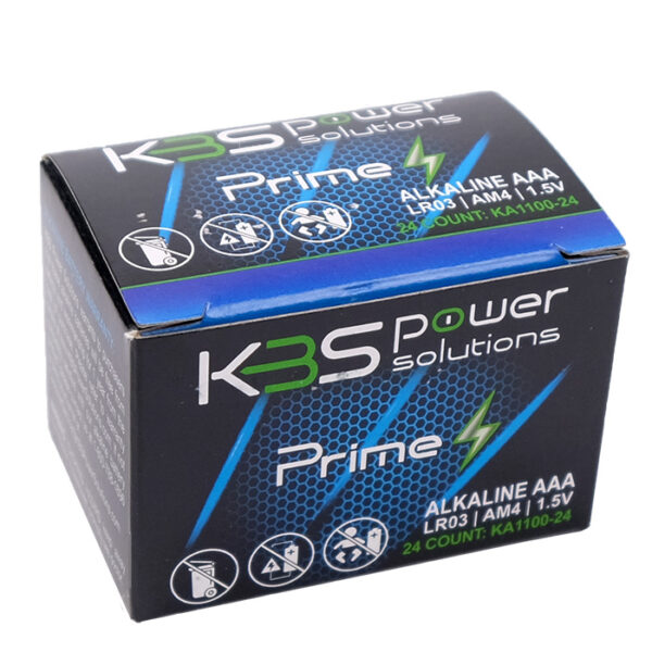 KBS Innovations AAA Alkaline Batteries LR03 prime