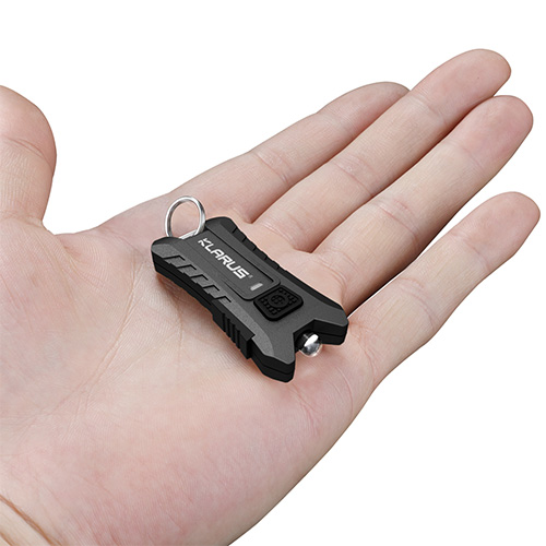 40 Lumens Small Lightweight Pocket Keychain Flashlight Powered by Bulid-in Battery Klarus Mi2 Rechargeable LED Keyring Torch 