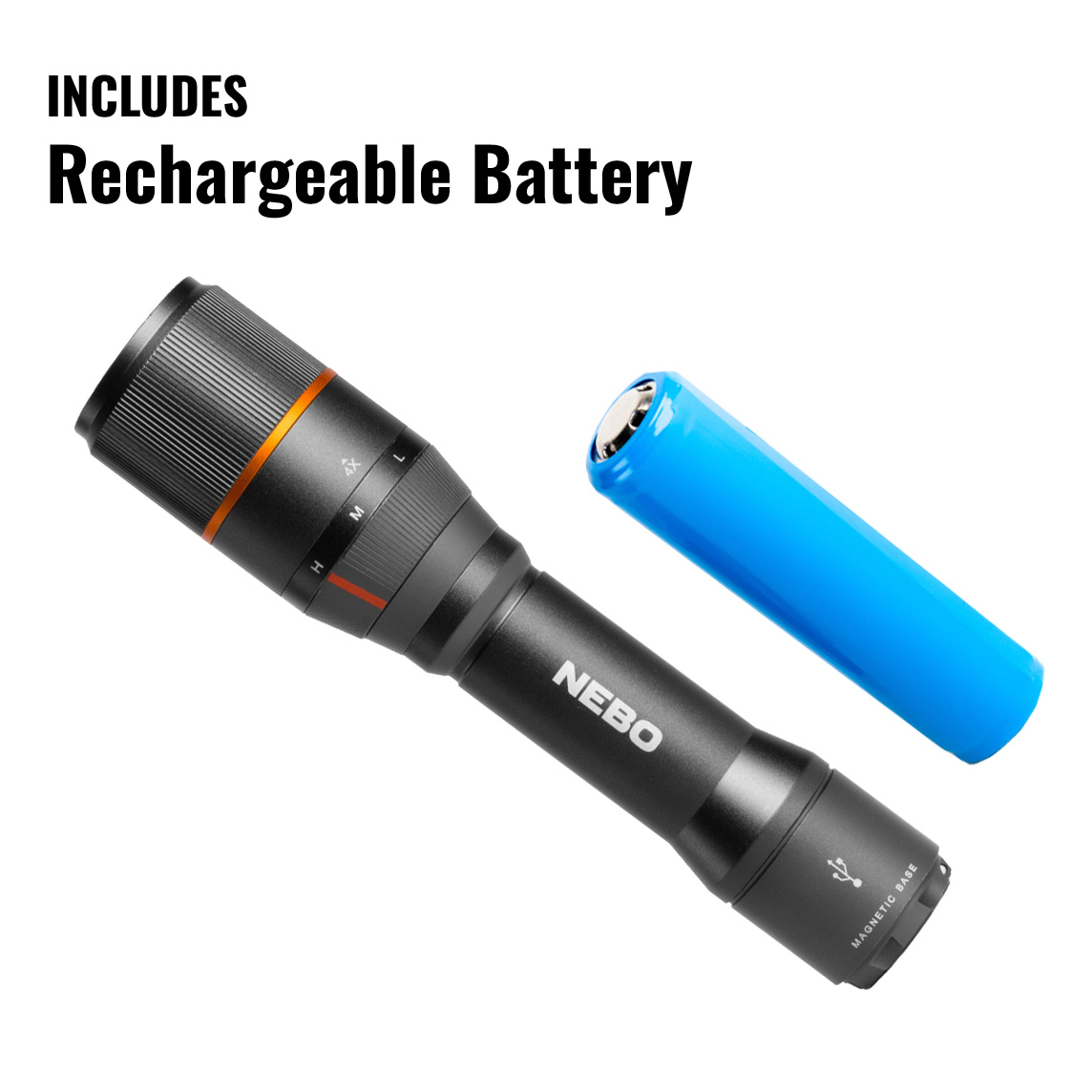 NEBO Davinci 1500 Rechargeable Flashlight - Image 12