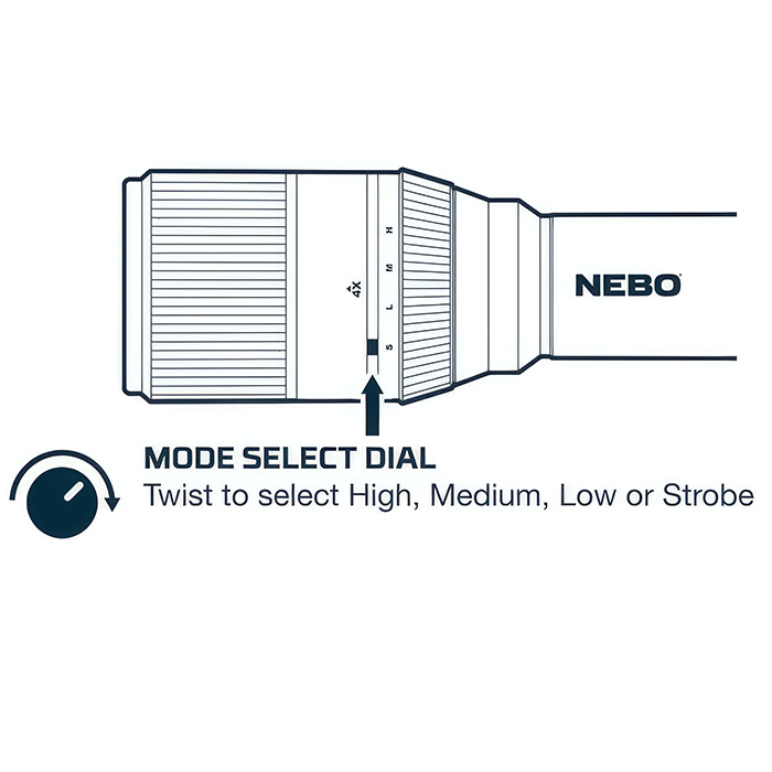 NEBO Davinci 1500 Rechargeable Flashlight - Image 9