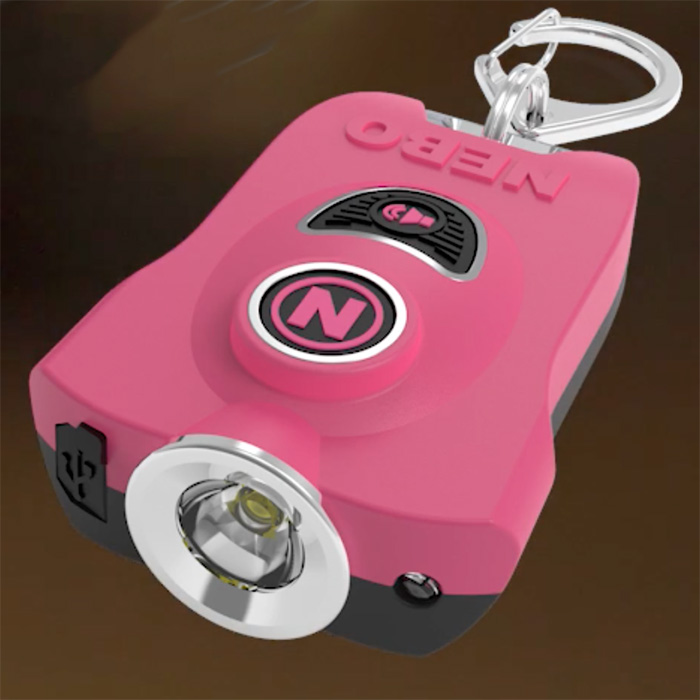 Nebo Mypal Rechargeable 400 Lumen Keychain Flashlight & Personal Alarm 