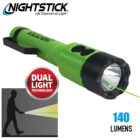 Nightstick 2AA Flashlight with Green Laser NSP2414GXL
