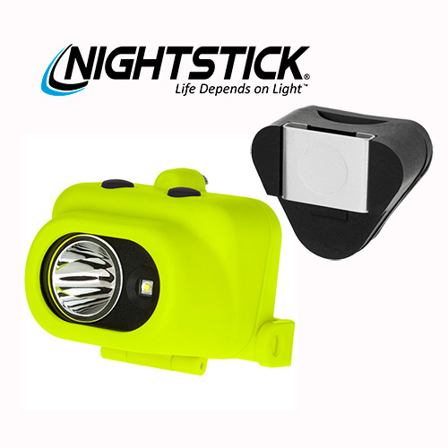 Nightstick Dual Light Headlamp with Hard Hat Clip XPP-5454GC