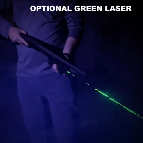 Nightstick SFL Shotgun Forend Light with optional green laser