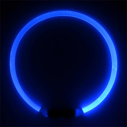 Nite Ize NiteLife LED Necklace Blue Glows & Flashes Safety Light Adjustable Fit 