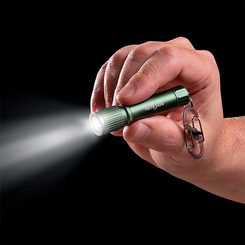 2-Pack Nite Ize Radiant Microlight UV Ultraviolet LED Flashlight Keychain 
