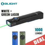 Olight Arkfeld Flat Dual Light with Green Laser