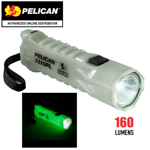 Pelican 3315PL Glow In The Dark Flashlight