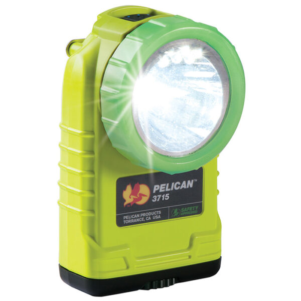 Pelican 3715 Right Angle LED Flashlight yellow PL