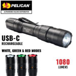 Pelican 7600 Multi Color USB-C Rechargeable Flashlight