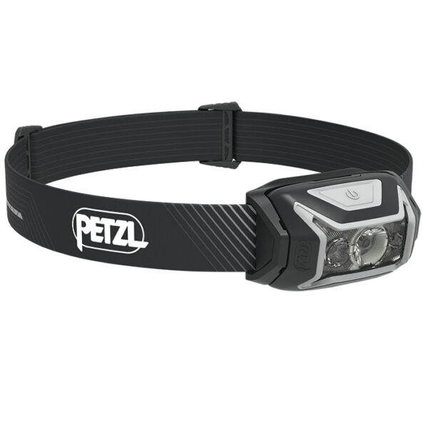 Petzl Actik Core Rechargeable Headlamp gray