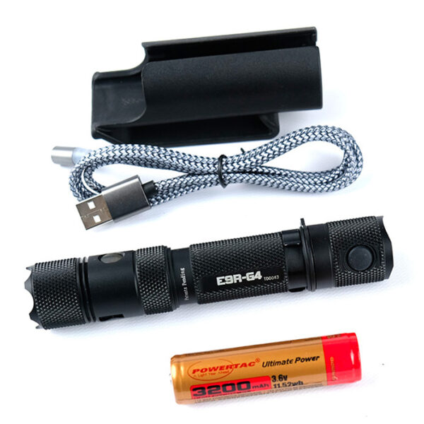 Powertac E9R G4 Rechargeable Flashlight