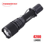 Powertac Warrior G4FL Flood Beam Tactical Flashlight
