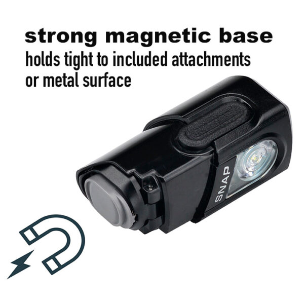 Princeton Tec SNAP RGB Headlamp and Bike Light strong magnetic base