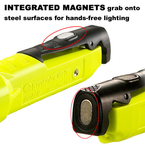 Streamlight Dualie Rechargeable Flashlight with integrated magnets