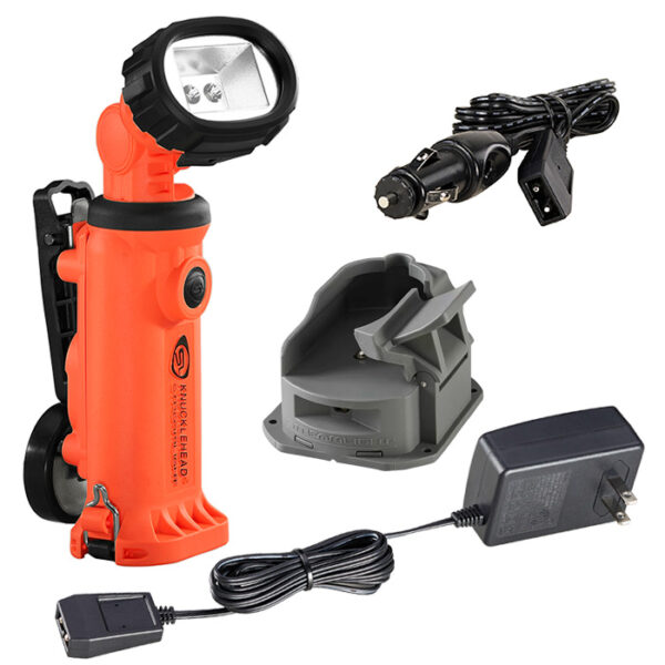 Streamlight Knucklehead Flood Work Light rechargeable orange with charger
