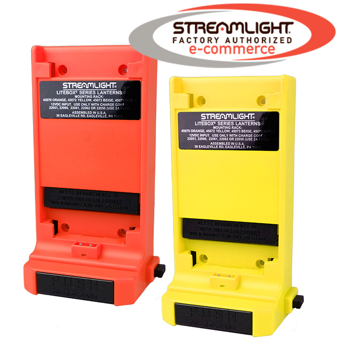Streamlight Litebox Flashlight Mounting/Charging Rack with Car Adapter Plug 