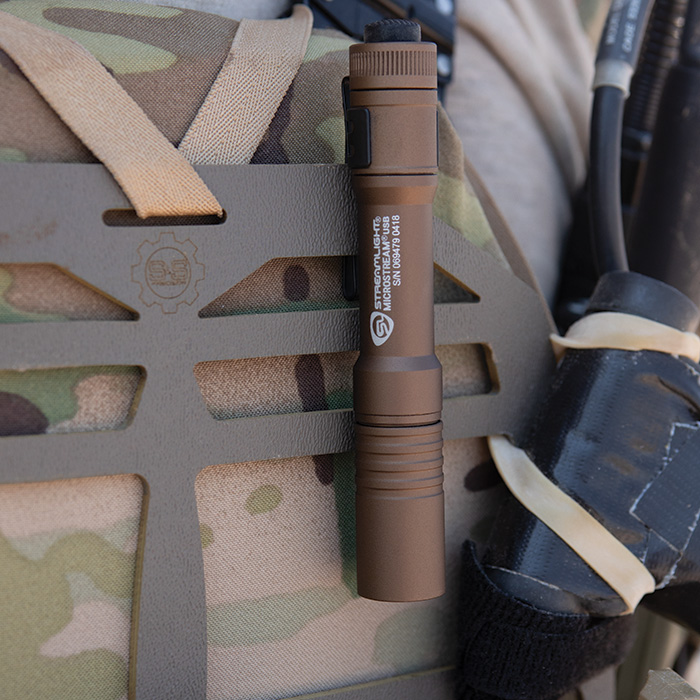 Streamlight MicroStream USB Flashlight in use