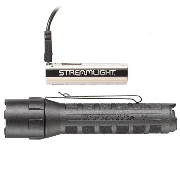 Streamlight PolyTac X Professional Flashlight black rechargeable