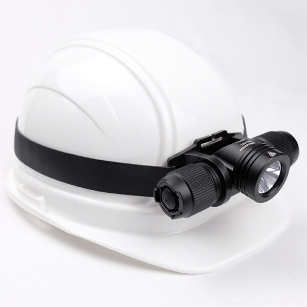 Streamlight ProTac 2 Headlamp on hard hat