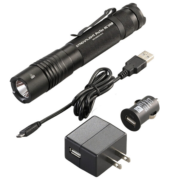 Streamlight ProTac HL USB Flashlight with adapters