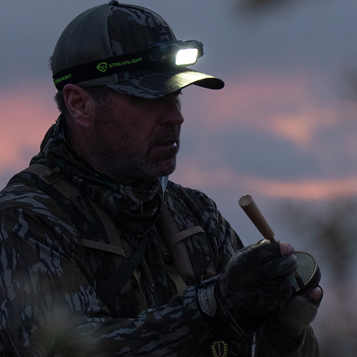 Streamlight Sledge Flood Beam Headlamp 89019 in use