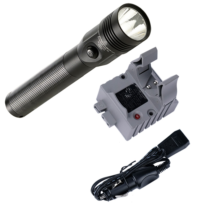 Stinger LED HL Rechargeable Flashlight with PiggyBack Charger Red STL-75484 