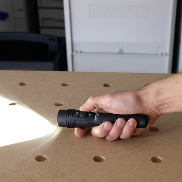 Streamlight Strion DS HL Rechargeable Flashlight in hand