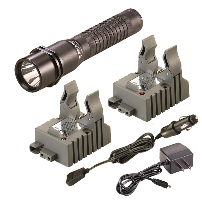 Black Streamlight 74301 Strion LED Flashlight with AC/12-Volt DC and 1-Holder 