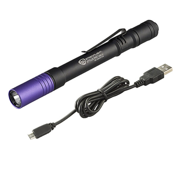 Streamlight Stylus Pro USB UV with USB cable