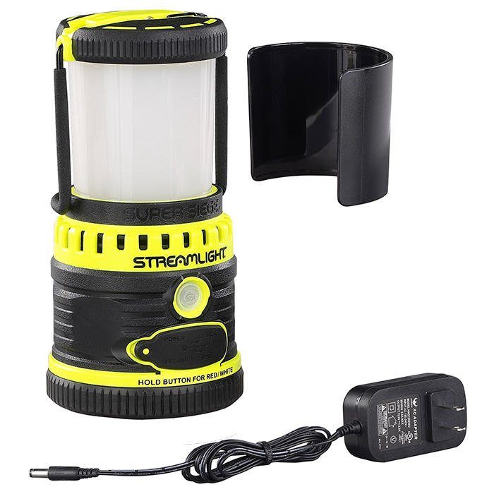 Streamlight Super Siege 120v AC Rechargeable Multi-Function Lantern Yellow for sale online 
