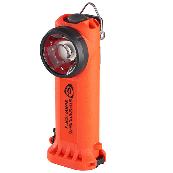 Streamlight Survivor X Right Angle Flashlight orange rechargeable no charger