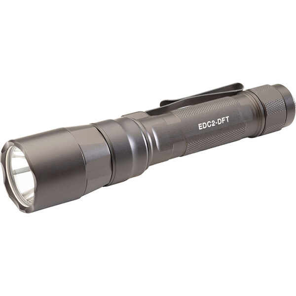 SureFire EDC2DFT Rechargeable Flashlight gray