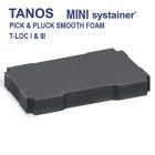 Tanos Mini systainer Pick & Pluck foam 80101376