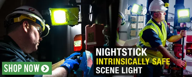 Nightstick Intrinsically Safe Scene Light  - new 1200 Lumen model