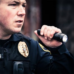 cop flashlight