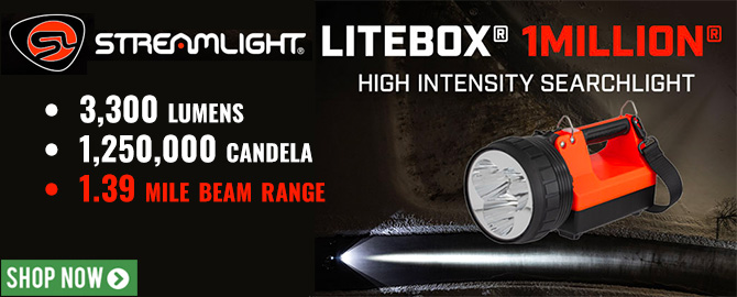New Streamlight LiteBox 1Million Searchlight