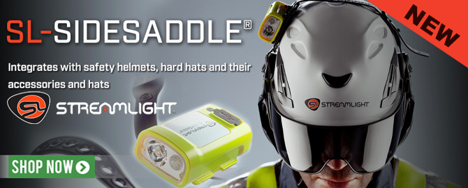 New Streamlight SL-SideSaddle USB Helmet Light